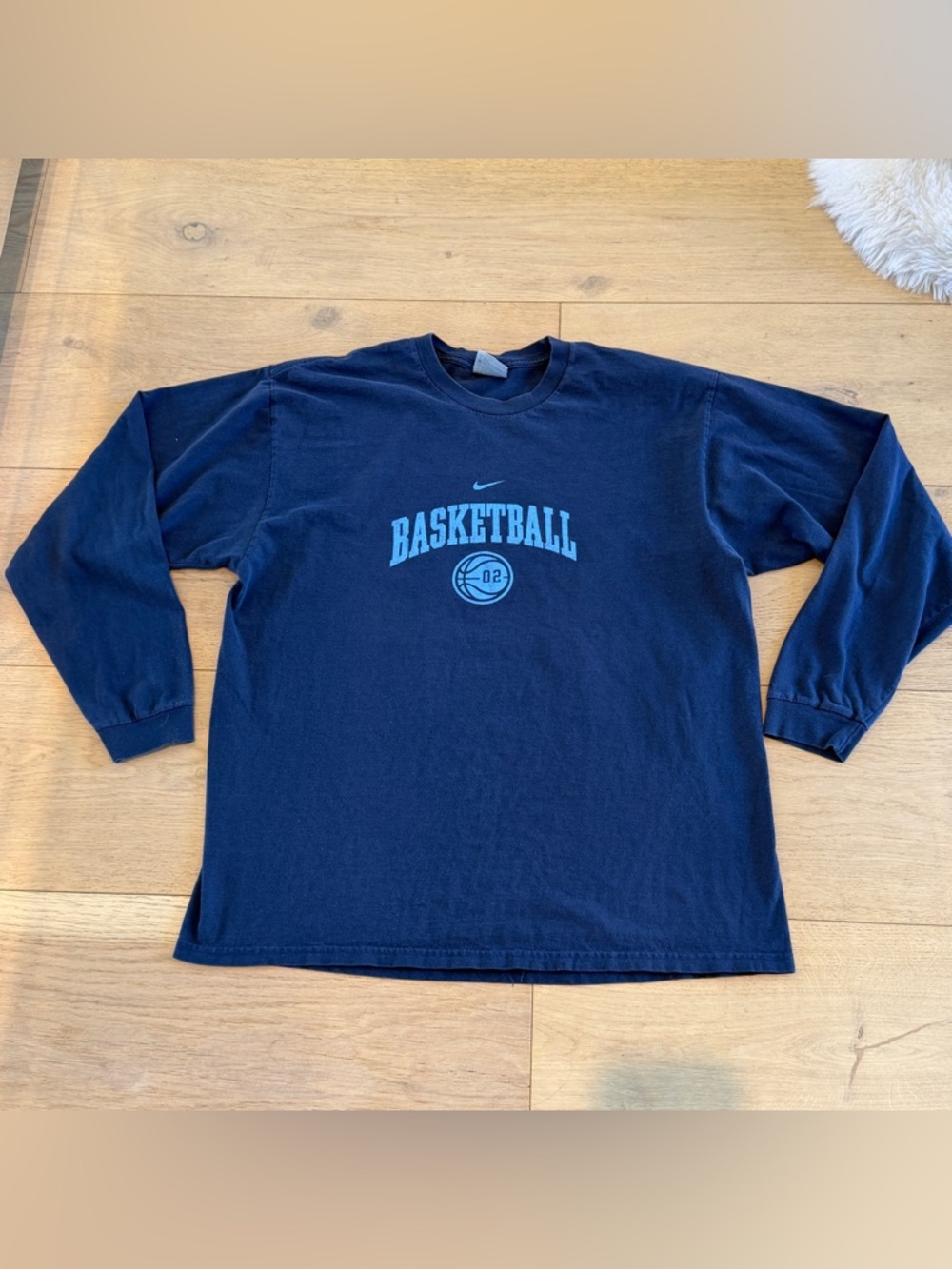 Vintage Nike Dark Blue Crewneck Long Sleeve Tee